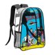 thumbnail image 2 of Las Nuevas Aventuras de GilliganMochila transparente temática, resistente y duradera, bolsa see-through para trabajo, deporte, universidad y viaje, 31 × 43 cm, 2 of 6