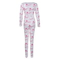 thumbnail image 4 of Hirigin Womens One Piece Sleepwear Cartoons Print Pajamas Jumpsuit Rompers, 4 of 4