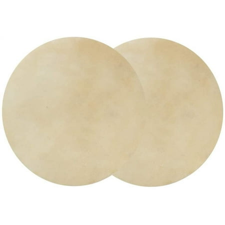 ABPETE 8.5/12 inch Buffalo Leather Drum Head 2pcs, Long-Lasting and Consistent Sound for African Bongo Drums Accessory