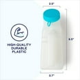 thumbnail image 2 of MedVance Urinal for Men 1000ml with Glow in The Dark Spill Proof Screw Cap Lid (2 Pack), 2 of 6