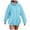 Sky Blue, variant on Scyoekwg Oversized Hoodies for Women Long Sleeve Cute Hoodie Plain Basic Soft Sweatshirts Casual Loose Trendy Outfits (Mint Green,XXL)