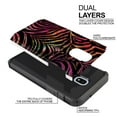 thumbnail image 3 of FINCIBO Dual Layer Hybrid Case Hard Plastic TPU Slim Back Cover for Samsung Galaxy J7 J737 2018, Abstract Zebra Skin, 3 of 8