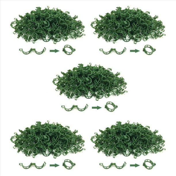 1000 Piezas Pinzas de Soporte de Plantas de JardíN, Pinzas de Tomate, Pinzas de Enrejado, para Vid de Calabaza de Flor de Pepino, DiáMetro Interior de 1 Pulgada