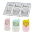thumbnail image 1 of Quicksand Shaker Keychain Epoxy Resin Mold Handmade Pendant Mould Hanging J9L0, 1 of 8