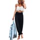 thumbnail image 1 of Womens Wide Leg Lounges Pants Light Weight Loose Comfortable Casual Pants,Breathable Cotton Linen Thin Trousers rose Red XL, 1 of 4