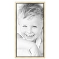 thumbnail image 2 of ArtToFrames 22" x 43" Silver with Black Lip Picture Frame, 22x43 inch Multi Wood Poster Frame (WOM-5193),  Pack, 2 of 7