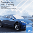 thumbnail image 4 of Car Windshield Sunshade With Storage Bag, Anti-ultraviolet And Solar Heat, Suitable For Small Cars, Mini SUVs And Hatchbacks-KEEW, 4 of 4
