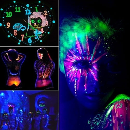 Cheer US 25ml UV Glow Blacklight Neon Face and Body Paint Glow in