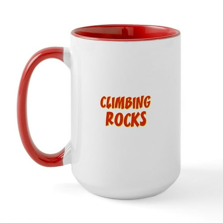 

CafePress - Climbing Rocks Large Mug - 15 oz Ceramic Large Mug