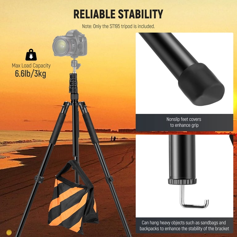 NEEWER Photography Light Stand, 1.5-6.4ft/47-195cm South Korea