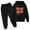Solid, variant on ShomPort Kids Sweatsuit Solid Color Long Sleeve Hooded Sweatshirts and Jogger Sweatpants Toddler Fall Outfits