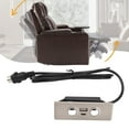thumbnail image 4 of Electric Sofa Remote Hand Control, Zinc Alloy ABS 5 Pin Power Recliner Hand Control Anticorrosion Plug and Play  for Living Room, 4 of 7