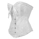 thumbnail image 4 of Qarigey Corsé de mujer Overbust Bustier Strapless Shapewear Ropa interior Ropa interior Blanco S, 4 of 8