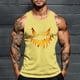 thumbnail image 1 of Camiseta sin mangas de cuello redondo para hombre, con estampado de Halloween, cuello redondo, estilo informal, deportiva, para hombre, 1 of 5