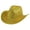 Gold, variant on Glitter Cowboy Hat, Polyester Sparkly Western Cowgirl Party Hat, One Size