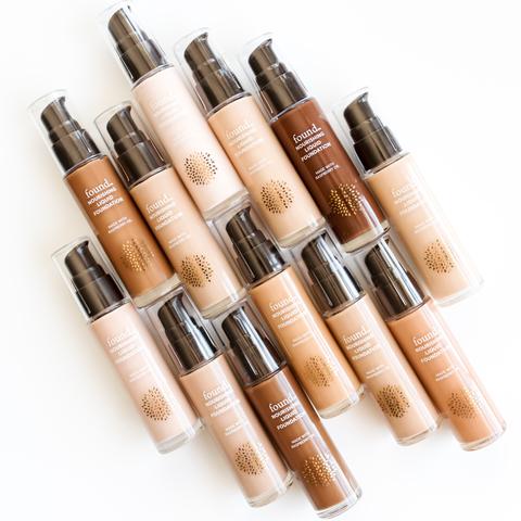 FOUND Nourishing Liquid Foundation with Raspberry Oil, 110 Porcelain