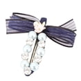 thumbnail image 2 of Pinces à Cheveux à Griffes pour Femmes Accessoires Barrette Bowknot Mode - Bleu Clair, 2 of 8