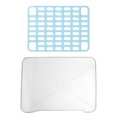 thumbnail image 1 of FESTFENDS Small Corner Litter Box Pet Toilet Transparent Plastic Toilet for Guinea Pig 1Set, 1 of 8