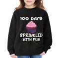 thumbnail image 7 of Ruyang The 100th Day Of School Sweatshirts Girls Cute Graphic Preppy Pullover Sweatshirt Oversized Back To 𝐒chool Shirt, 7 of 7