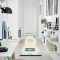 thumbnail image 4 of Yayeee Runner Rug for Bedroom 2'x6' Machine Washable Hallway Non Slip Mat, Beige Abstract, 4 of 8