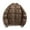 Brown Jacket for Men, variant on Men's Puffer Jacket Quilted Multi-Color Warm Outerwear for Daily & Casual Wear Black L