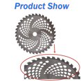 thumbnail image 5 of 9 Inch x 36 Teeth Brush Cutter Blades Stainless Steel Trimmer Head Replacement for , Husky, Shindaiwa Brush Cutter Trimmer Weed Eater Blade (2 Pack), 5 of 5