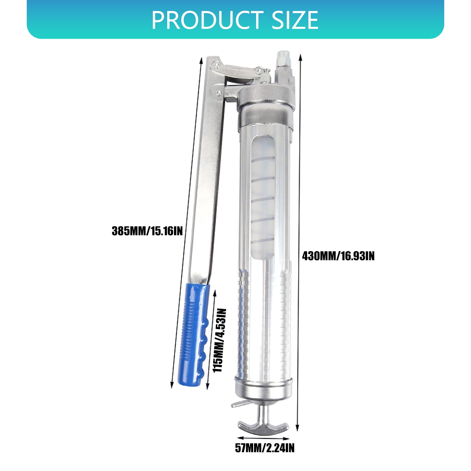 Manual High Pressure Lubrication Tool Levers Action Grease Guns for Efficient Grease Application in Workshops