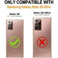 thumbnail image 2 of Galaxy Note 20 Case, Designed for Electroplated Samsung Galaxy Note 20 4G/5G Phone Case, Case Soft TPU Protective Shockproof Flexible Samsung Galaxy Note 20 Case 6.7 inch，Hawthorn Red, 2 of 12