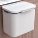 thumbnail image 4 of Bote de basura para colgar en la pared Sunnimix 9L Blanco, 4 of 8