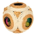 thumbnail image 2 of Cat Sisal Ball, Grinding Claw 6 Small Holes Scratch  Cat Toy With Colored Feather For Cats, 2 of 8