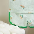 thumbnail image 5 of mgoYE Toddler Girl Clothes 3t 6M-7T Cotton Camisole Cute Tank Tops Sleeveless Undershirt Shorts Set Flower Clothes|Green 18-24 Months, 5 of 5
