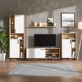 thumbnail image 4 of Mueble Centro de Entretenimiento Budapest Blanco Estilo Natural, 4 of 4