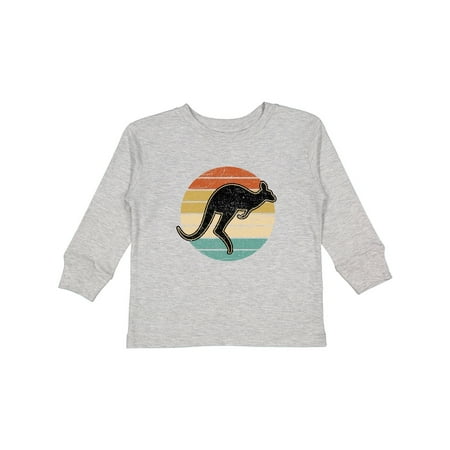 

Inktastic Kangaroo Retro Australia Gift Toddler Boy or Toddler Girl Long Sleeve T-Shirt