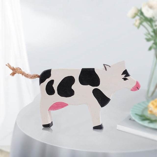 Simulación de Mini juguetes de aprendizaje de animales interactivo para decoración para hogar para Vacas Yotijar Figuras de animales