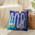 thumbnail image 3 of LALILO Throw Pillow Covers Space Adventure Children Board Game Adventure Cushion Cover 18" x 18", 2 Pack, 3 of 6