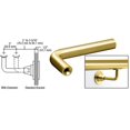 thumbnail image 2 of CRL HR2DXPB Polished Brass Newport Series Extension Arms for HR2D Series Brackets, 2 of 7