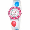 Girls' Stainless Steel Watch, Printed Strap