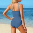 thumbnail image 5 of Girls Swimsuit Color Block Swimsuit Girls Rash Guard for Kids and Juniors Beach Pool Party Sun Swimwear Quick-Dry Protective Bathing Suit, 5 of 6
