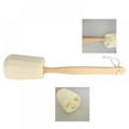 thumbnail image 4 of 1Pc/2Pcs/3Pcs/4Pcs Natural Loofah Exfoliating Bath Brush - Body luffa loofa Sponge On a Stick - Sponge Scrubber with Long Wooden Handle Back Brush for Men & Women - Bath Spa Shower, 4 of 5