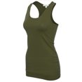 thumbnail image 3 of KOGMO Womens Basic Stretchy Cotton Spandex Racerback Tank Top 3-Pack (S-XL), 3 of 5