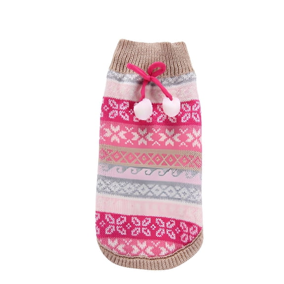 AOMRCOL Dog Sweater for Small Puppies, Christmas Knitted Cardigan in XXS Size