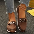 thumbnail image 6 of Women's Casual Low Heel Slip-On Loafers with Soft Sole, Round Toe Design for Comfort and Style, 6 of 11