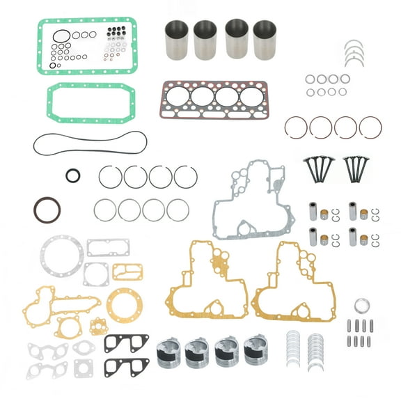 LABLT Engine Overhaul Repair Kit V1702 V1702B Replacement for Bobcat 743 733 Excavator Parts Replacement for Kubota KH90