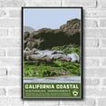 thumbnail image 2 of California Coastal National Monument Vintage Travel Poster / Postcard WPA Style Retro, 2 of 4