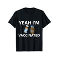 thumbnail image 1 of 100% Cotton Bodybuilding Vaccinated Trenbolone Funny Tren Lover Gym Jim T-Shirt, 1 of 6