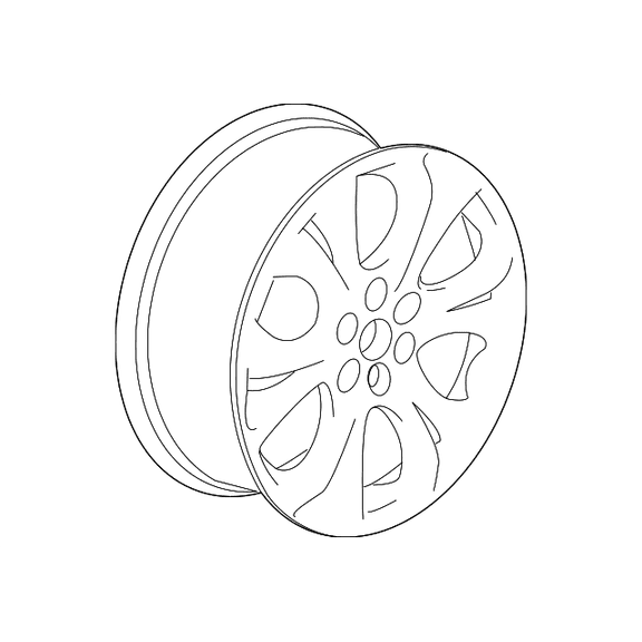 Genuine OEM GM Part # 84181177 Wheel, Alloy