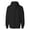 Black, variant on Weatherproof Mens Cross Weave Hooded Sweatshirt 7700, 2XL, Black
