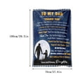 thumbnail image 3 of Hxoliqit Grateful Love Birthday Gift Throws Blankets Happy Father's Day Present For Sofa Super Cozy Lightweight Father Gifts Idea Warmer Mat Home Textiles Daily Supplies Home Decoration, 3 of 7