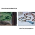 thumbnail image 6 of Uxcell 200 Pack Leather Tassel Keychain Charm Bulk with Cap for DIY, Black, 6 of 6