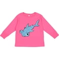 thumbnail image 3 of Inktastic Cute Hammerhead Shark Boys or Girls Long Sleeve Toddler T-Shirt, 3 of 5